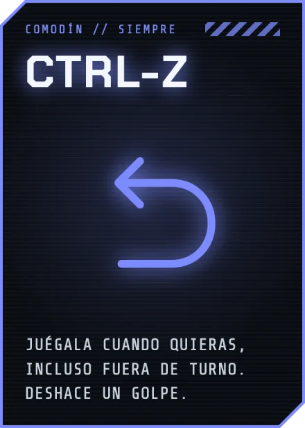 La carta CTRL-Z