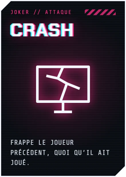 La carte CRASH
