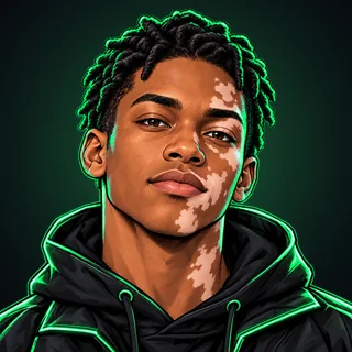Ein RSI mit grünem Neon