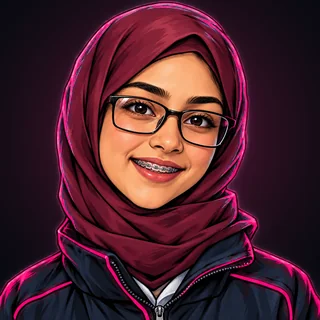 Ein RSI mit magentafarbenem Neon